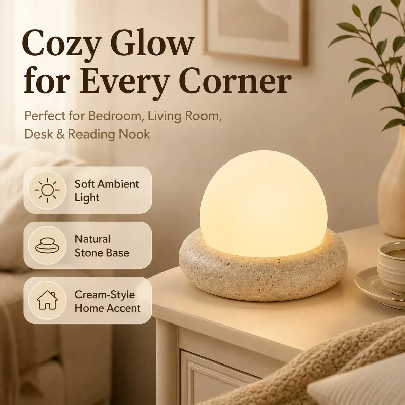 Cream Wind Yellow Cave Stone Bedhead Night Light Desktop Ornament Atmosphere Light Charging Tri Color Dimming Small Desk Lamp
Cream Wind Yellow Cave Stone Bedhead Night Light Desktop Ornament Atmosphere Light Charging Tri Color Dimming Small Desk Lamp