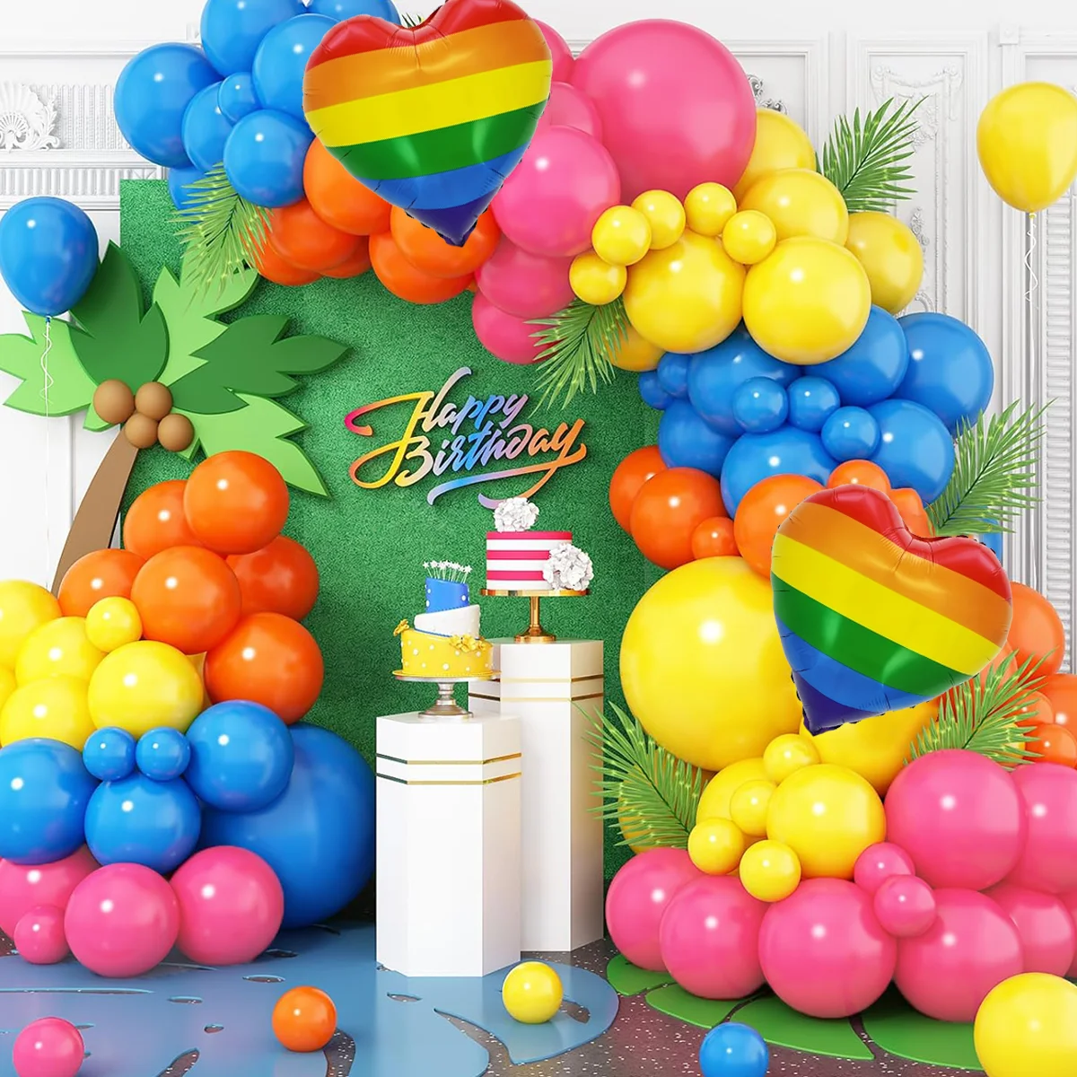 105 pcs 5,10,18 inch latex balloon arch kit multiple colors party decoration balloons,used to decorate weddings,birthday parties
105 pcs 5,10,18 inch latex balloon arch kit multiple colors party decoration balloons,used to decorate weddings,birthday parties