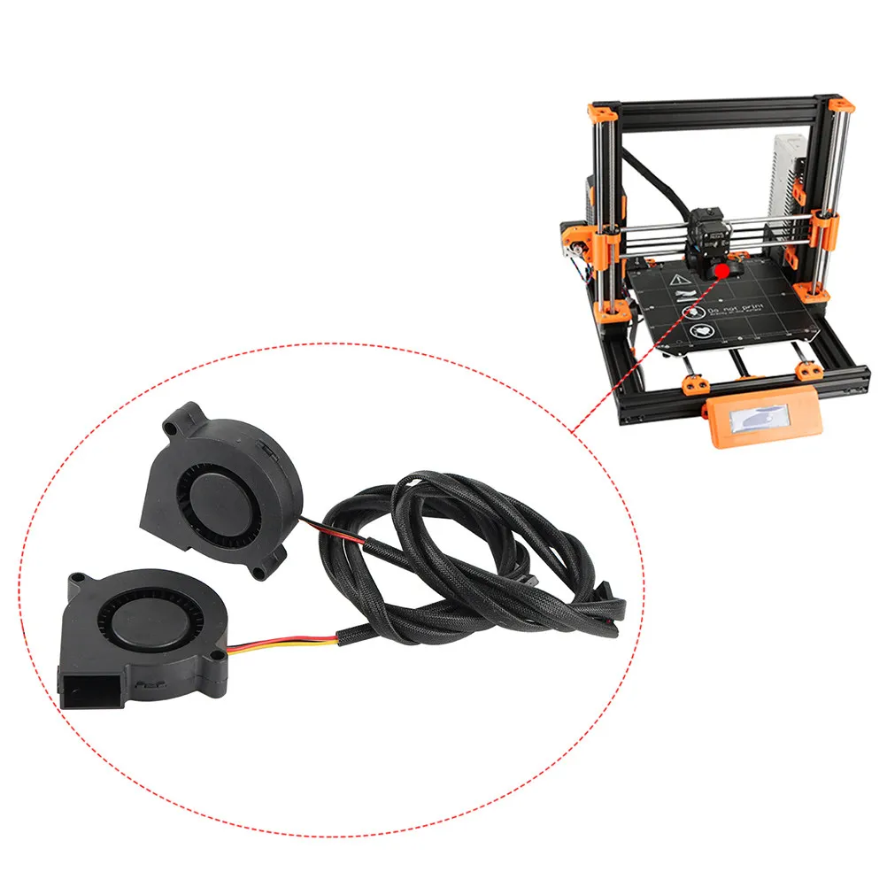 2Pcs 5015 5V 3D Printer Fan Ultra Quiet Hydraulic Bearing Front Cooling Fan with Excellent Heat Dissipation for
2Pcs 5015 5V 3D Printer Fan Ultra Quiet Hydraulic Bearing Front Cooling Fan with Excellent Heat Dissipation for