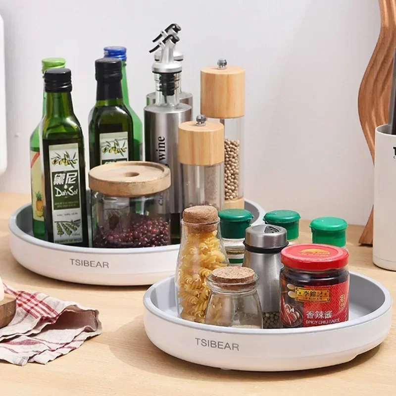360° Rotation Spice Rack Organizer Cabinet Turntable Seasoning Holder Kitchen Storage Tray for Kitchen Bathroom Refrigerator
360° Rotation Spice Rack Organizer Cabinet Turntable Seasoning Holder Kitchen Storage Tray for Kitchen Bathroom Refrigerator