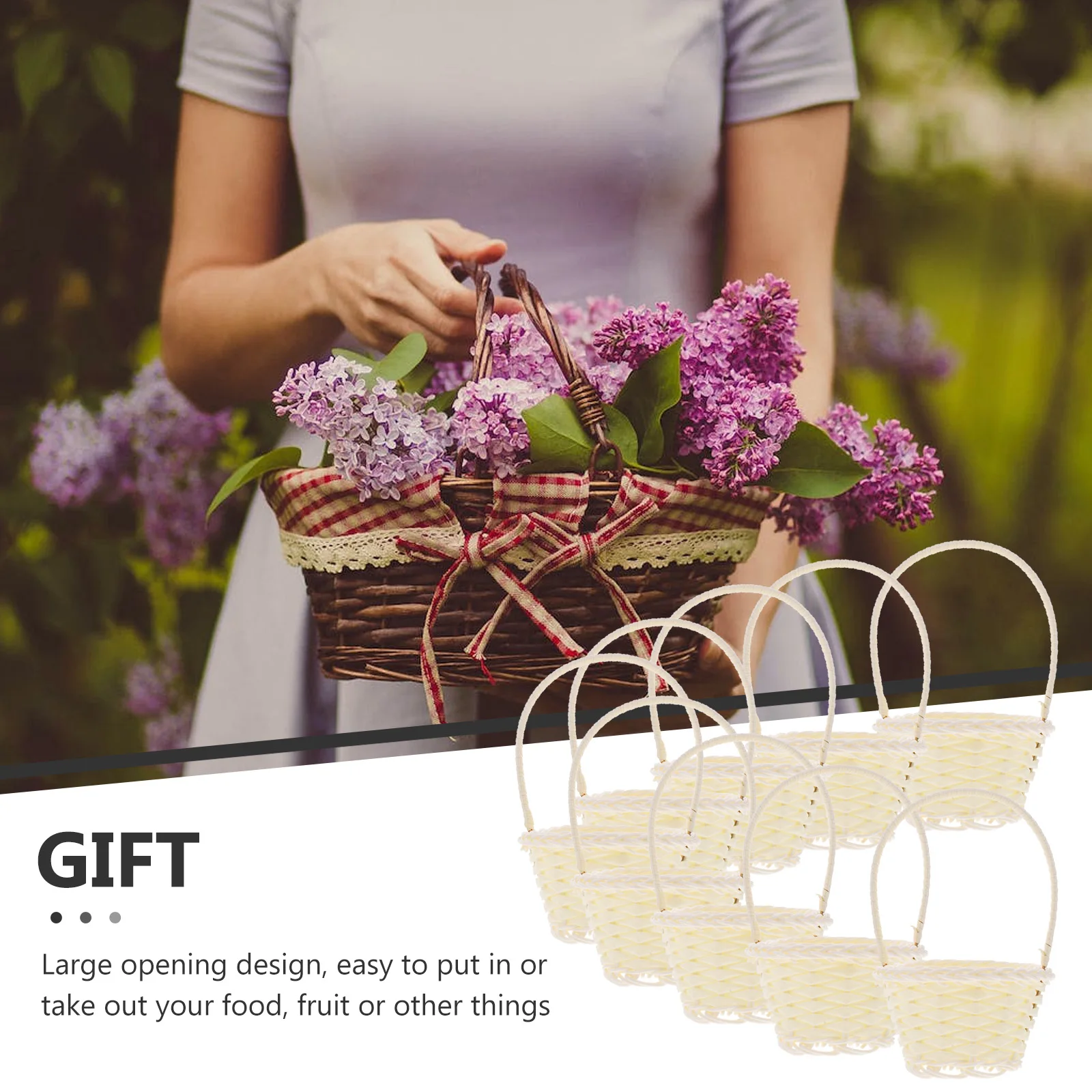 12pcs s Woven Storage Portable Fruit Picnic Handheld For Outdoor Travel Cute Easter Egg Basket Plastic Foldable Holder
12pcs s Woven Storage Portable Fruit Picnic Handheld For Outdoor Travel Cute Easter Egg Basket Plastic Foldable Holder
