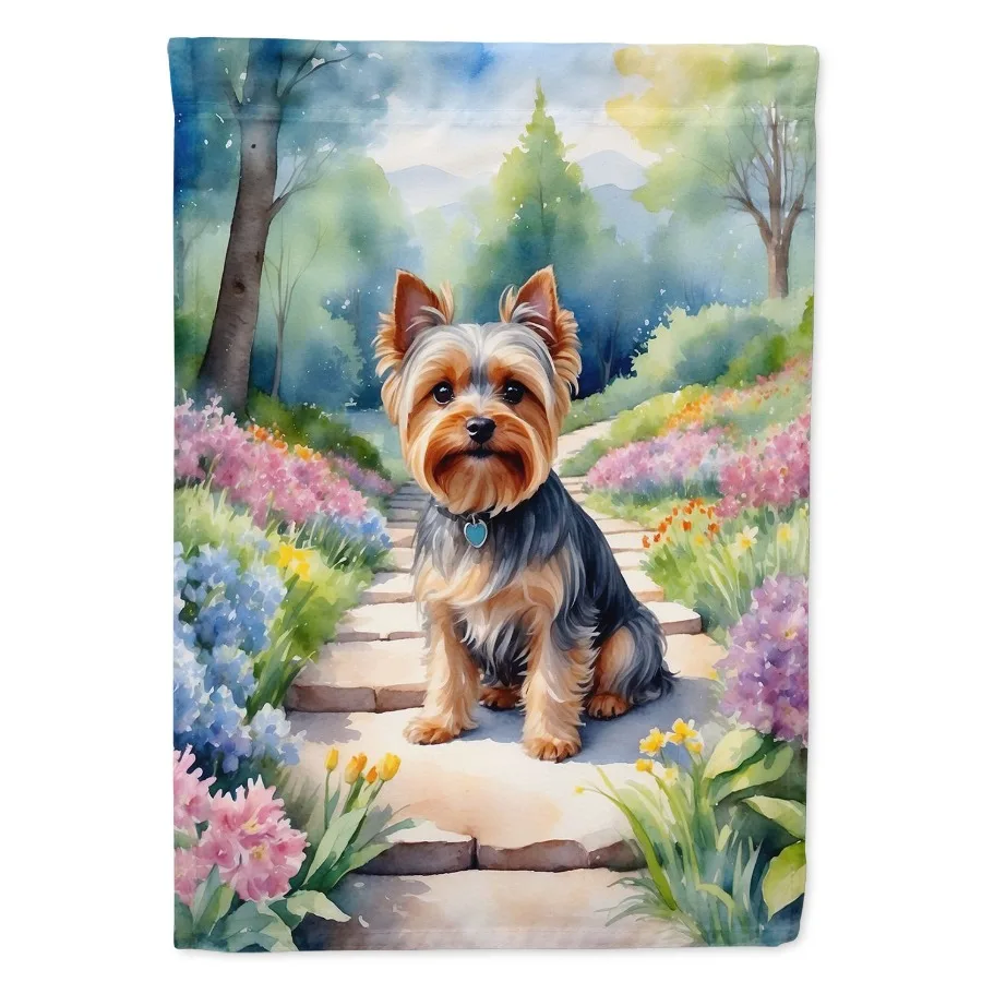 Yorkshire Terrier Spring Path Garden Flag Mailbox Flag Drative Yard Flag Banner Outside Patio Artwork Yard Flower Beds Garden S
Yorkshire Terrier Spring Path Garden Flag Mailbox Flag Drative Yard Flag Banner Outside Patio Artwork Yard Flower Beds Garden S