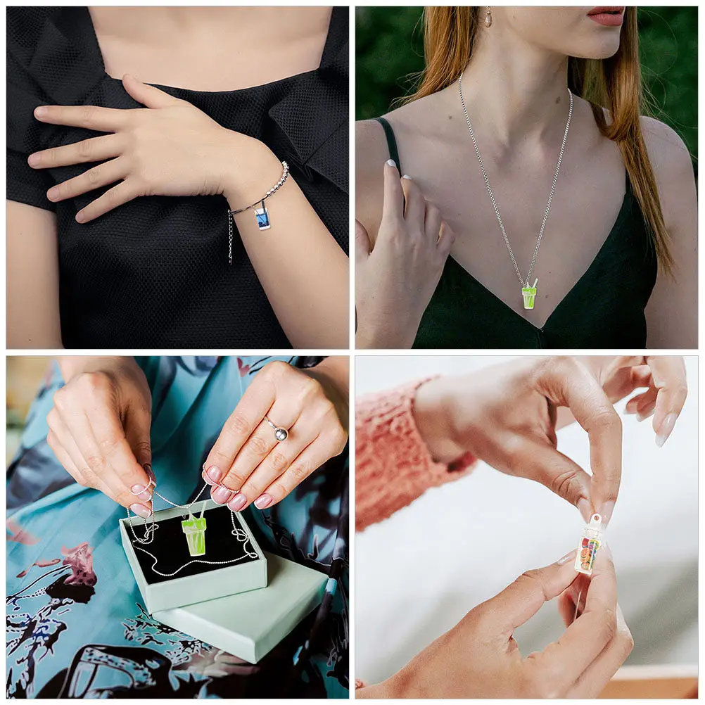 20 шт. стеклянных бутылочек-шармов для ожерелий, мини-подвесок для изготовления ювелирных изделий своими руками, оптовые шармы, аксессуары для серег и брелоков
20 шт. стеклянных бутылочек-шармов для ожерелий, мини-подвесок для изготовления ювелирных изделий своими руками, оптовые шармы, аксессуары для серег и брелоков