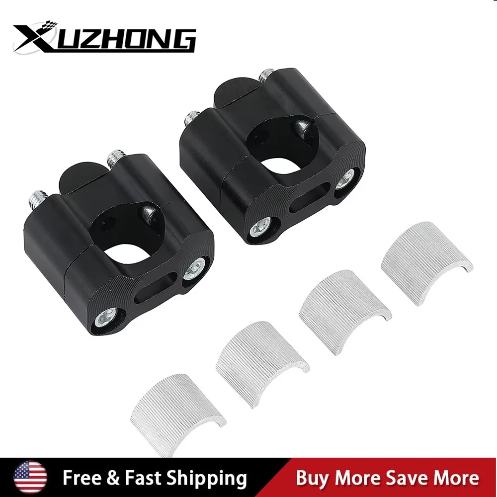 For Dirt Pit Bike Black Handlebar Fat Bar Mount Clamps Risers Adaptor 7/8" to 1 1/8"
For Dirt Pit Bike Black Handlebar Fat Bar Mount Clamps Risers Adaptor 7/8" to 1 1/8"