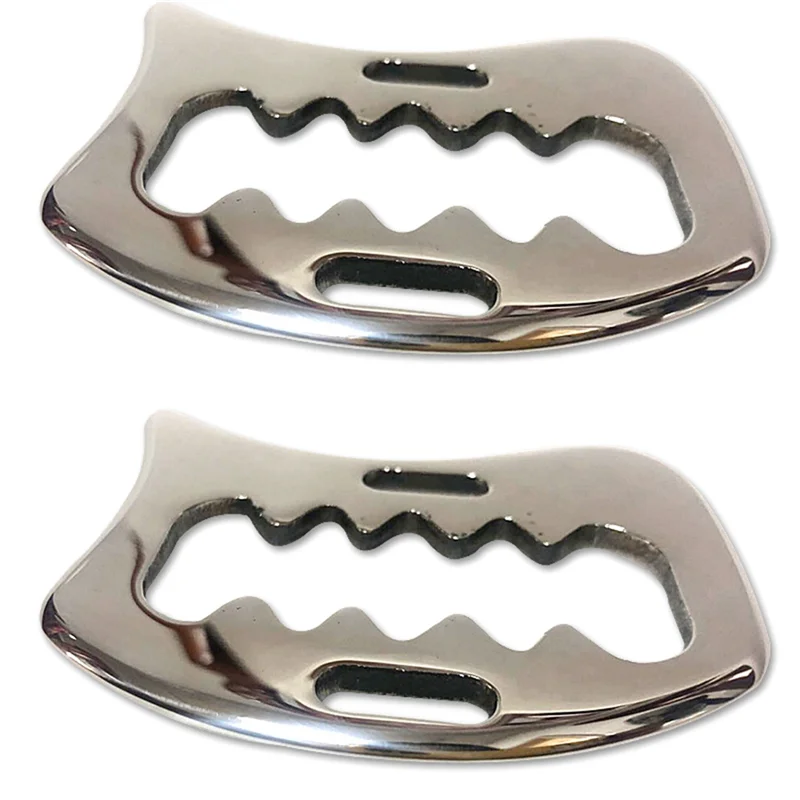 2PCS Stainless Steel Gua Sha Scraping Massage Tool Soft Tissue Mobilization Body Pain Scraping Tool Easy To Use
2PCS Stainless Steel Gua Sha Scraping Massage Tool Soft Tissue Mobilization Body Pain Scraping Tool Easy To Use