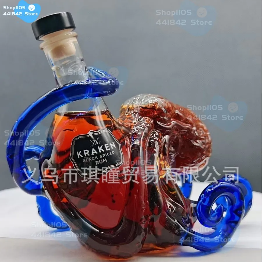 2026 Unique Kraken Octopus Glass Liquor Bottle, Clear Rum Decanter, Decorative Barware & Home Display Piece for Spirits
2026 Unique Kraken Octopus Glass Liquor Bottle, Clear Rum Decanter, Decorative Barware & Home Display Piece for Spirits