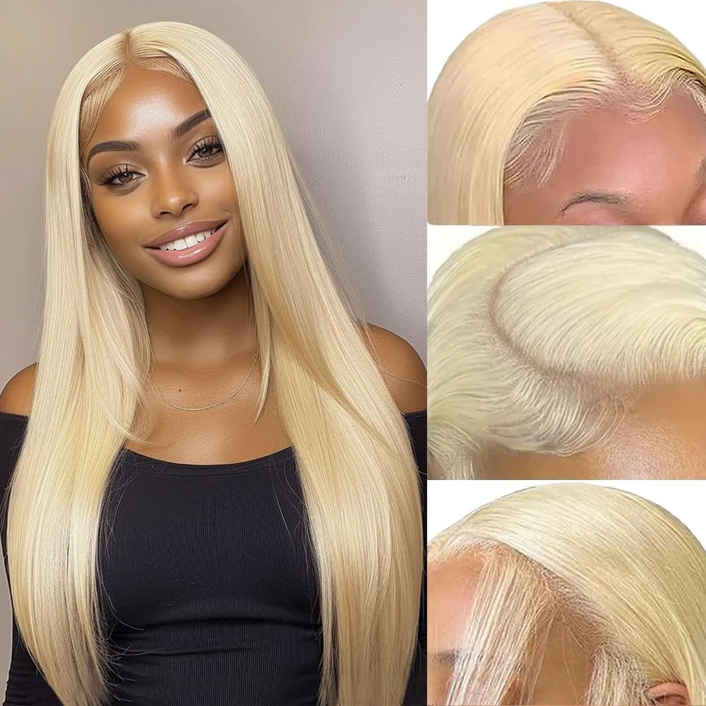 613 Blonde Wigs Bone Straight Lace Front Human Hair Wigs 13x6 HD Lace Frontal Wig 13x4 Lace Front Wigs For Women Pre Plucked
613 Blonde Wigs Bone Straight Lace Front Human Hair Wigs 13x6 HD Lace Frontal Wig 13x4 Lace Front Wigs For Women Pre Plucked