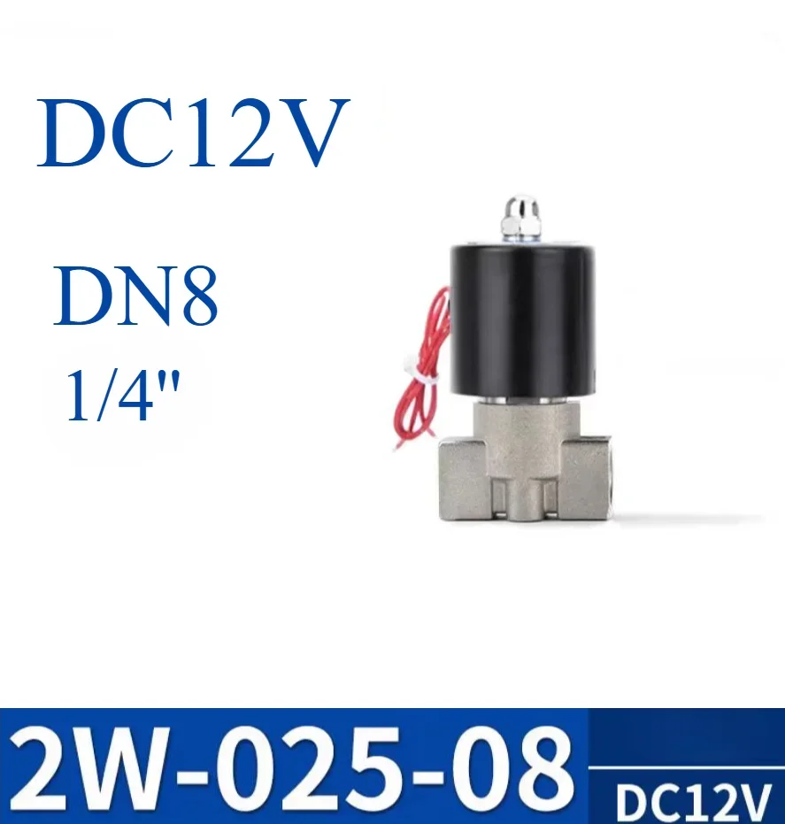 1/4" 3/8"stainless solenoid valve DN8 DN10 Normally Closed Stainless Steel 2 Way Solenoid Valve 220V 12V 24V
1/4" 3/8"stainless solenoid valve DN8 DN10 Normally Closed Stainless Steel 2 Way Solenoid Valve 220V 12V 24V