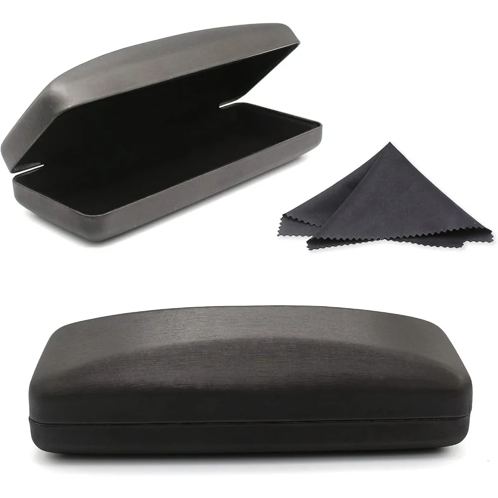 Hard Shell Eyeglass Case- Glass Case With Cleaning Cloth, Glasses Case hard shell for men women
Hard Shell Eyeglass Case- Glass Case With Cleaning Cloth, Glasses Case hard shell for men women