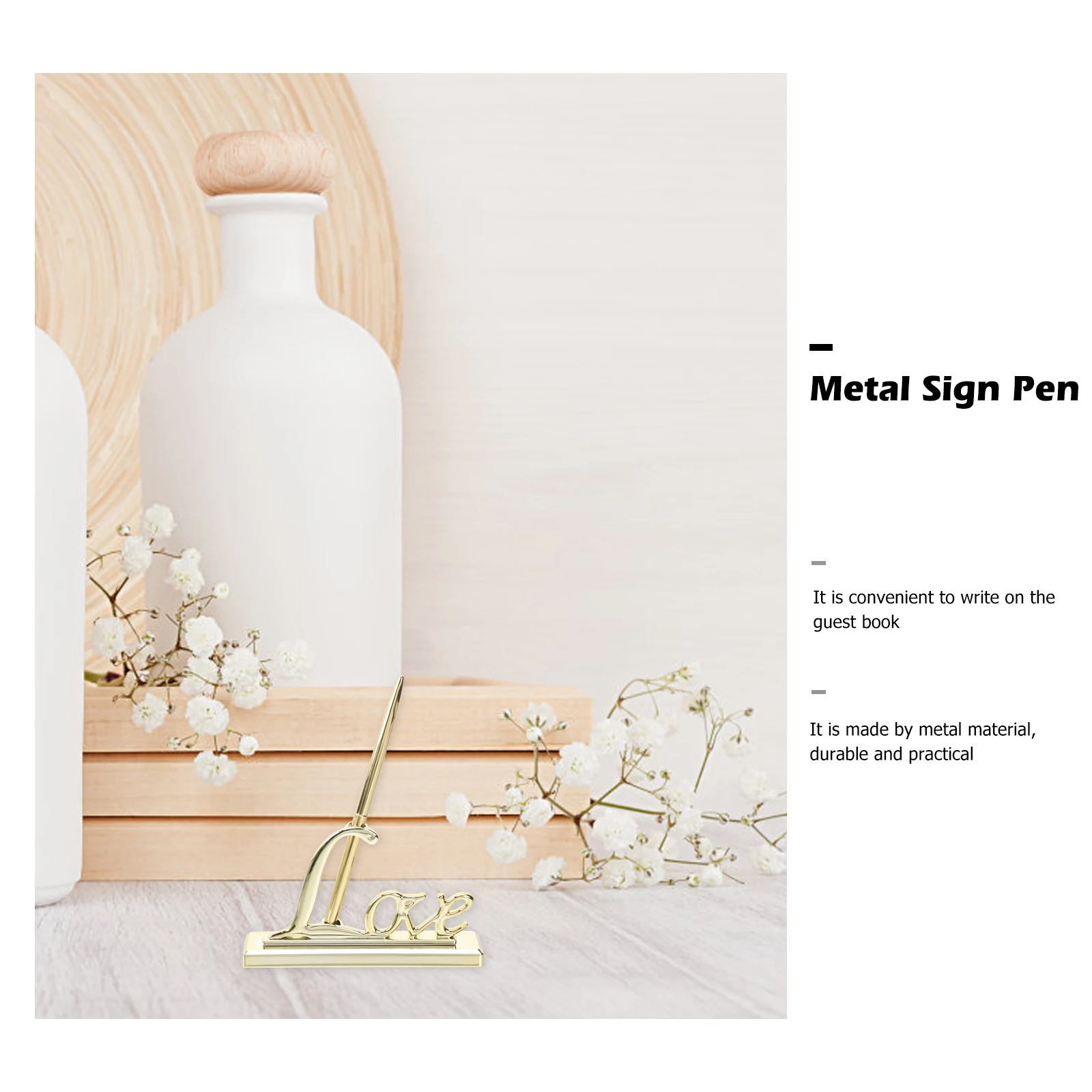 Metal Wedding Signing Pen Delicate Guest Pen Unique Chic Party Sign Pen for Wedding Office Birthday Anniversary Silver
Metal Wedding Signing Pen Delicate Guest Pen Unique Chic Party Sign Pen for Wedding Office Birthday Anniversary Silver
