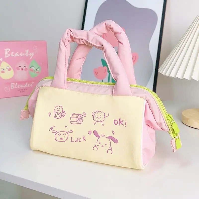 New Cosmetic Bag Large-Capacity Cosmetics Storage Bag Portable Cosmetic Bag Cute High Sense Cosmetic Bag
New Cosmetic Bag Large-Capacity Cosmetics Storage Bag Portable Cosmetic Bag Cute High Sense Cosmetic Bag