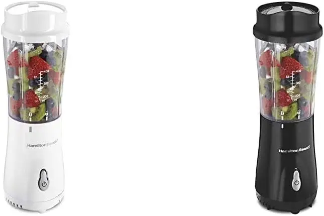 Компактный персональный блендер на 14 унций с дорожной чашкой и крышкой, белый + черный
Компактный персональный блендер на 14 унций с дорожной чашкой и крышкой, белый + черный