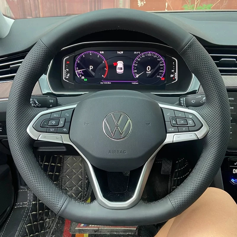Для Volkswagen VW Golf 8 2020 Atlas 2020 2021 2022 прошитая вручную Нескользящая черная искусственная кожа
Для Volkswagen VW Golf 8 2020 Atlas 2020 2021 2022 прошитая вручную Нескользящая черная искусственная кожа