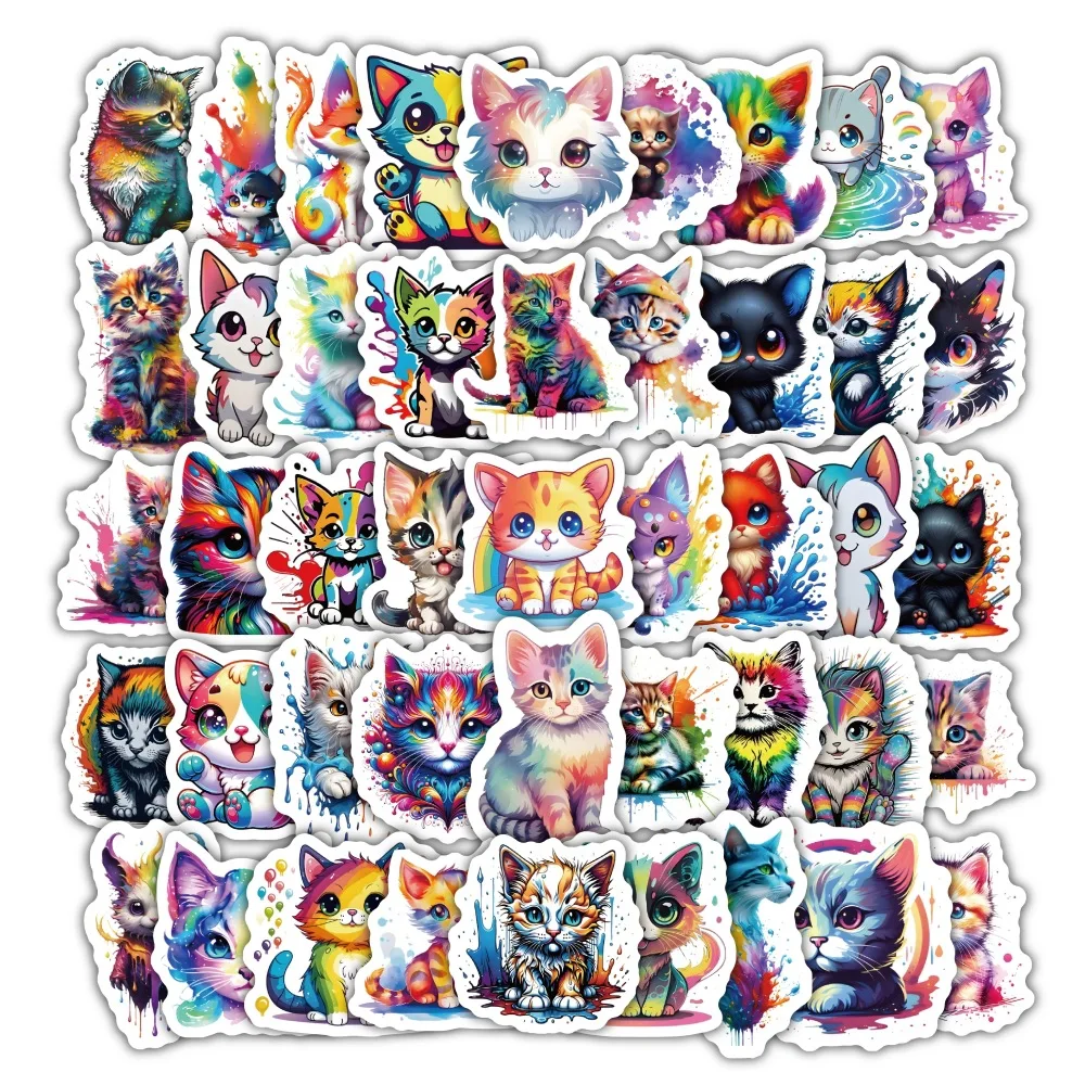 10/30/60/120PCS Colorful Rainbow Cat Sticker Cartoon Cute Graffiti Decoration Laptop Luggage Guitar Waterproof Decal Kids Toy
10/30/60/120PCS Colorful Rainbow Cat Sticker Cartoon Cute Graffiti Decoration Laptop Luggage Guitar Waterproof Decal Kids Toy