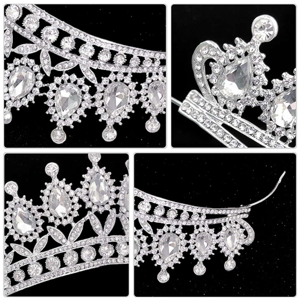 1pc Bridal Crown Crystal Headband Delicate Hair Jewelry Rhinestone Alloy Bride Wedding Day Transparent Center Scroll
1pc Bridal Crown Crystal Headband Delicate Hair Jewelry Rhinestone Alloy Bride Wedding Day Transparent Center Scroll