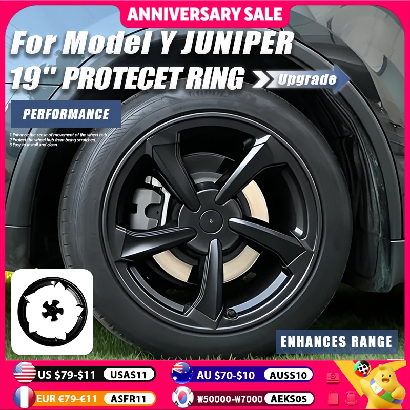19 Inch Wheel Hub Protection Ring For Tesla Model Y Juniper 2026 Patch Protectors Wheel Guard Cover ABS Auto Exterior 2025
19 Inch Wheel Hub Protection Ring For Tesla Model Y Juniper 2026 Patch Protectors Wheel Guard Cover ABS Auto Exterior 2025