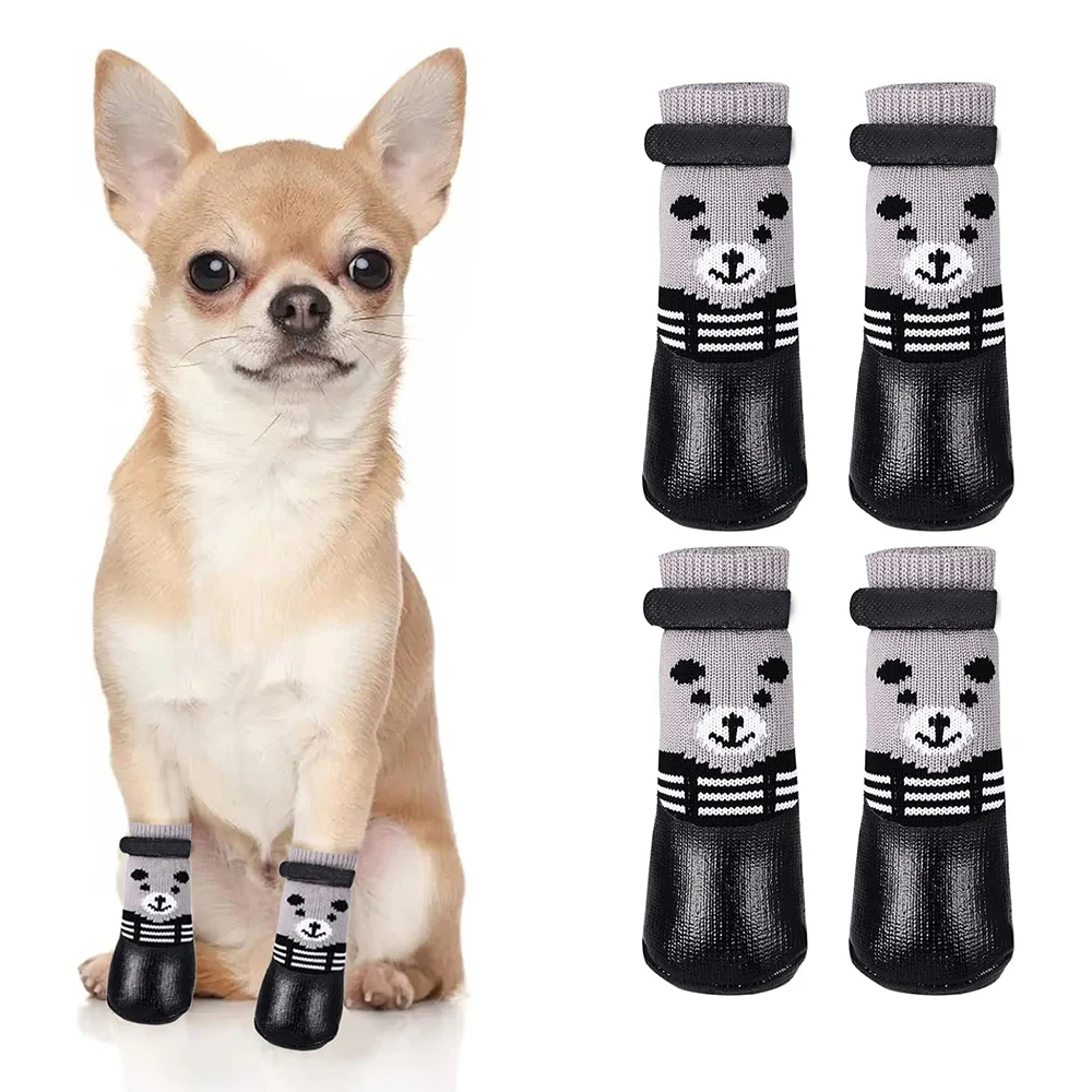 Waterproof Dog Boots Shoes Anti-Slip Dogs Socks for Small and Medium Dog Breeds Cat Sock Booties with Adjustable Drawstring
Waterproof Dog Boots Shoes Anti-Slip Dogs Socks for Small and Medium Dog Breeds Cat Sock Booties with Adjustable Drawstring