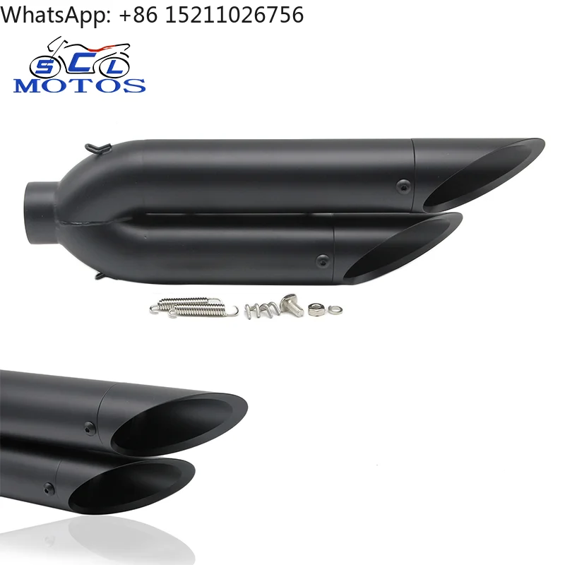 Universal Motorcycle Exhaust Muffler Double Hole Motorcycle Modified Exhaust Stainless Steel XD-L460 Exhaust Muffler
Universal Motorcycle Exhaust Muffler Double Hole Motorcycle Modified Exhaust Stainless Steel XD-L460 Exhaust Muffler