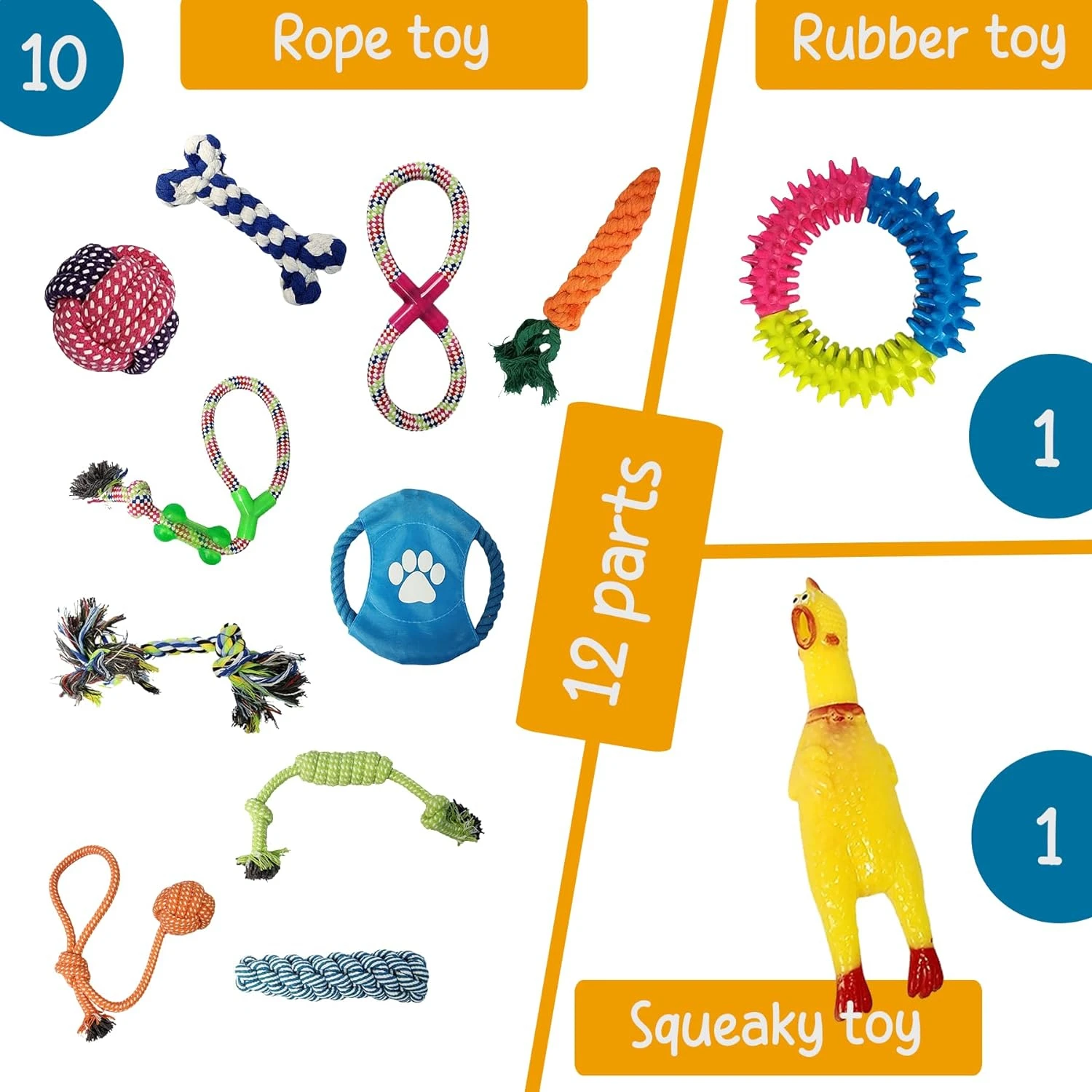 Interactive and durable plush bone toy specially designed for small teething dogs - safe, non-toxic material promotes dental hea
Interactive and durable plush bone toy specially designed for small teething dogs - safe, non-toxic material promotes dental hea