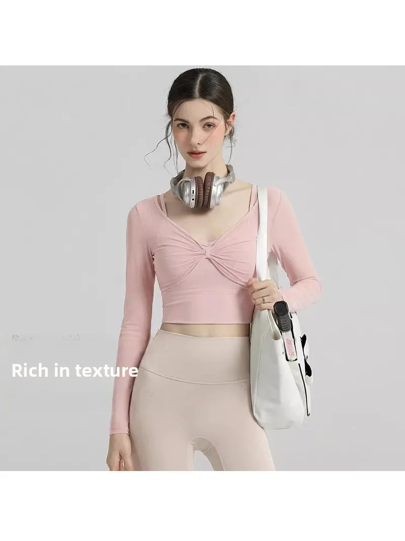 Женский спортивный топ для йоги и фитнеса с длинным рукавом, комплект для тренировок, одежда для пилатеса, верхняя одежда для упражнений с подкладкой для груди
Женский спортивный топ для йоги и фитнеса с длинным рукавом, комплект для тренировок, одежда для пилатеса, верхняя одежда для упражнений с подкладкой для груди
