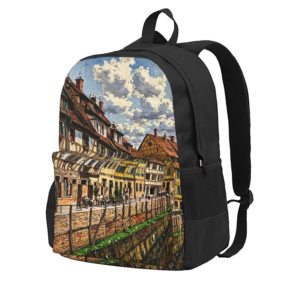 A Walk Through The Old Town Student Backpack School Bag Hiking Travel Daypack for Men Women Fashion Bookbag Shoulder Bags
A Walk Through The Old Town Student Backpack School Bag Hiking Travel Daypack for Men Women Fashion Bookbag Shoulder Bags