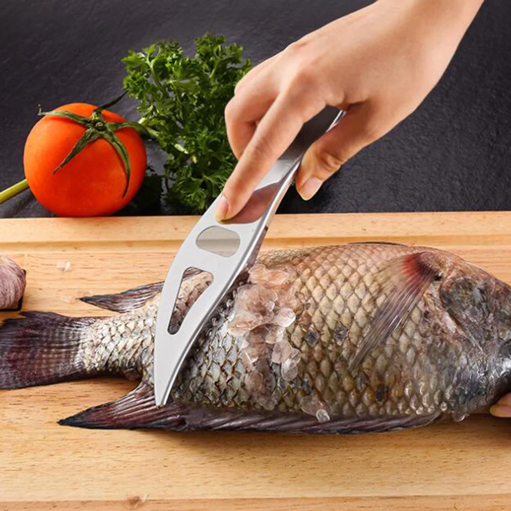 1Set Fish Scale Remover Stainless Steel Ergonomic Handle Fast Safe Manual Fish Scraper Seafood Kitchen Tool Multifunction
1Set Fish Scale Remover Stainless Steel Ergonomic Handle Fast Safe Manual Fish Scraper Seafood Kitchen Tool Multifunction