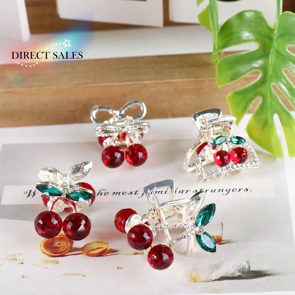 Small Hair Claws Little Grab Clip Mini Rhinestone Hairpin Female Hair Accessories Cherry Hair Claw Korean Style Headwear
Small Hair Claws Little Grab Clip Mini Rhinestone Hairpin Female Hair Accessories Cherry Hair Claw Korean Style Headwear