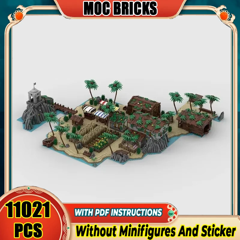 Medieval Castle Model Moc Building Block Modular Pirate Island Bay Model Technology Brick DIY Assembly Build Toy Holiday Gifts
Medieval Castle Model Moc Building Block Modular Pirate Island Bay Model Technology Brick DIY Assembly Build Toy Holiday Gifts
