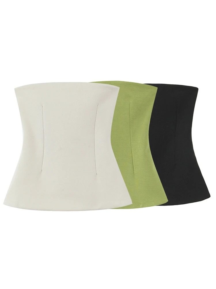 OUROPEAN ZTATION 2025 Summer New Woman's Fashion Vest Corset Sexy Female slash neck Collar Sleeveless Blouses Ruffles Thin Top
OUROPEAN ZTATION 2025 Summer New Woman's Fashion Vest Corset Sexy Female slash neck Collar Sleeveless Blouses Ruffles Thin Top