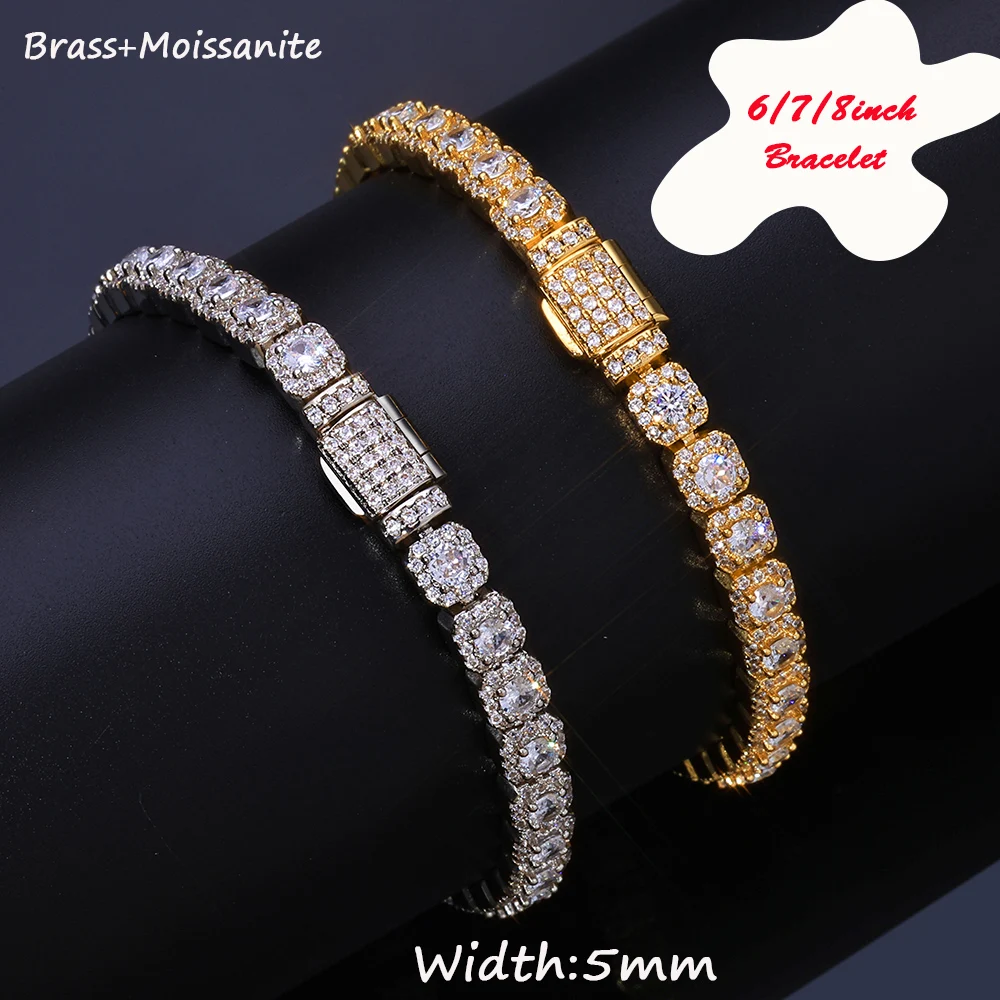 Fine 5mm Bling VVS1 Moissanite Tennis Necklace Iced out Brass Fashionable Hip Hop Style Men Women Bracelet With GRA Certificate
Fine 5mm Bling VVS1 Moissanite Tennis Necklace Iced out Brass Fashionable Hip Hop Style Men Women Bracelet With GRA Certificate