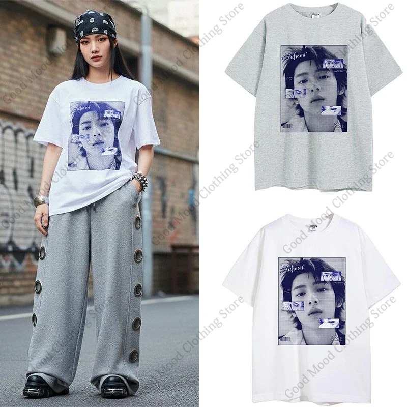CORTIS T Shirt JUHOON Print Fashion Loose T-shirt kpop Streetwear Hip Hop Tops men women High Quality Cotton Short Sleeve Tee
CORTIS T Shirt JUHOON Print Fashion Loose T-shirt kpop Streetwear Hip Hop Tops men women High Quality Cotton Short Sleeve Tee