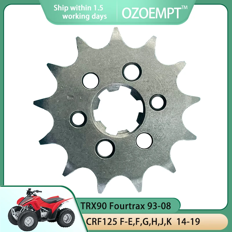 Передняя Звездочка мотоцикла OZOEMPT 428-13T подходит для TRX90 Fourtrax X CRF125 F-E,F,G,H,J,K,F-L ,F-M,F-N,F-P,FB-M,FB-N,FB-P,FB-F
Передняя Звездочка мотоцикла OZOEMPT 428-13T подходит для TRX90 Fourtrax X CRF125 F-E,F,G,H,J,K,F-L ,F-M,F-N,F-P,FB-M,FB-N,FB-P,FB-F