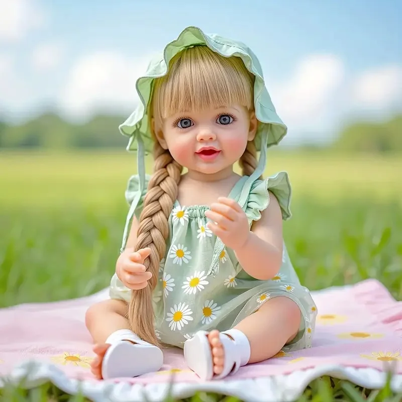 22Inch/55CM FUll Vinyl body Reborn Toddler Girl Princess Betty Hand-detailed Painting Wig Hair waterproof Toy for Girls
22Inch/55CM FUll Vinyl body Reborn Toddler Girl Princess Betty Hand-detailed Painting Wig Hair waterproof Toy for Girls