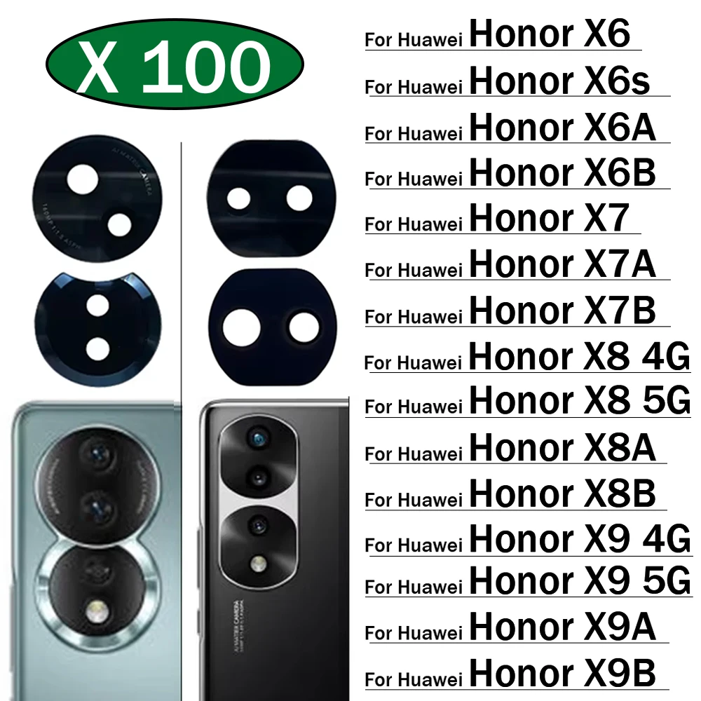 100Pcs, Back Rear Camera Glass Lens With Adhesive For Huawei Honor X5 X6 X6s X6A X6B X7 X7A X7B X8 X8A X8B X9 X9A X9B 4G 5G
100Pcs, Back Rear Camera Glass Lens With Adhesive For Huawei Honor X5 X6 X6s X6A X6B X7 X7A X7B X8 X8A X8B X9 X9A X9B 4G 5G