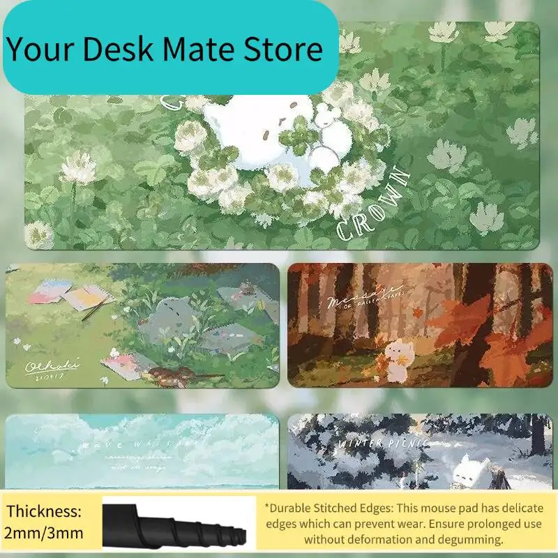 Cute Bunny Kawaii Cartoon Large Leather XXL Cute Kawaii Cartoon Mousepad Computer Keyboard Laptop Pad Dining Table Desktop Mat
Cute Bunny Kawaii Cartoon Large Leather XXL Cute Kawaii Cartoon Mousepad Computer Keyboard Laptop Pad Dining Table Desktop Mat