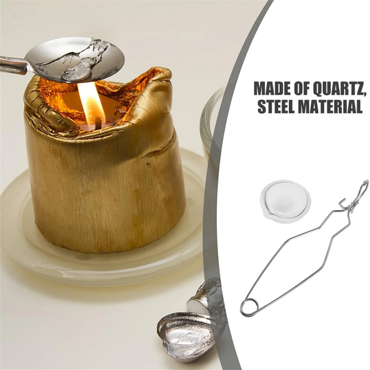 A06R 1 Set Molten Gold Bowl Melting Furnace Clamp Silver Melting Kit Metal Casting Kit for Melting Metal Crucible Tong
A06R 1 Set Molten Gold Bowl Melting Furnace Clamp Silver Melting Kit Metal Casting Kit for Melting Metal Crucible Tong