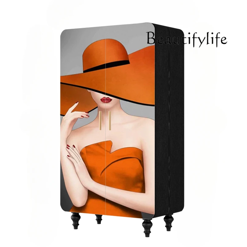Modern light luxury solid wood wardrobe art character wardrobe bedroom cloakroom storage locker free installation
Modern light luxury solid wood wardrobe art character wardrobe bedroom cloakroom storage locker free installation
