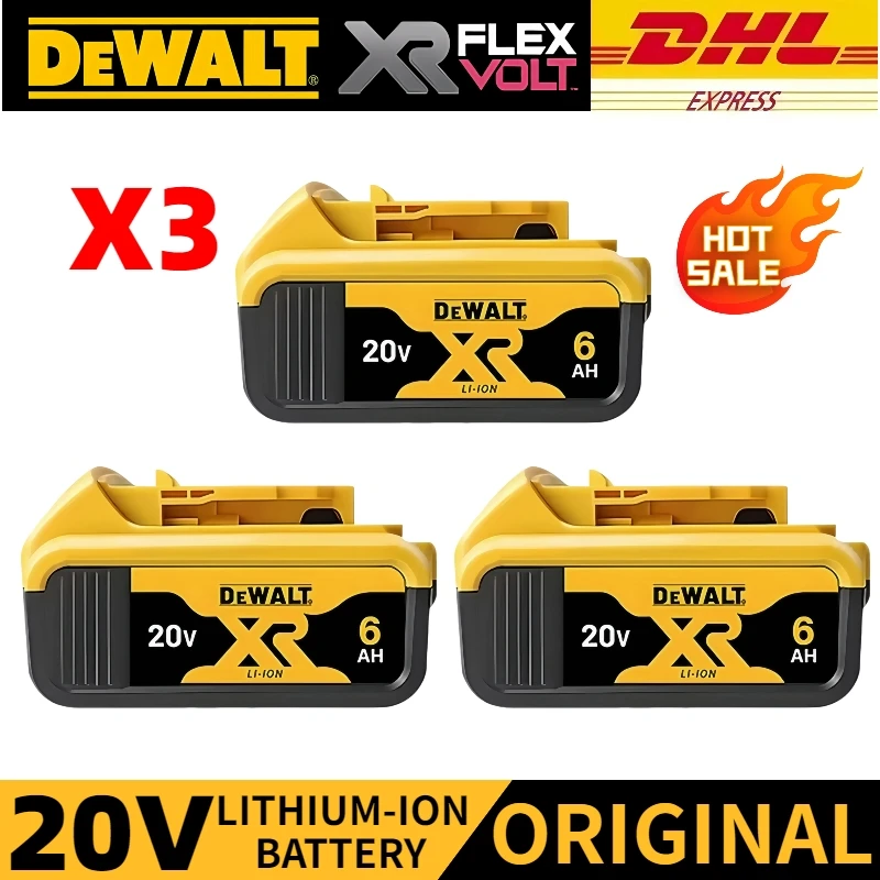 Original DEWALT battery 5AH 6AH 9AH DCB609 18V 20V 60V lithium-ion battery for Dewalt DCB206 DCB205 DCB204 DCB609 DCB184 DCB200
Original DEWALT battery 5AH 6AH 9AH DCB609 18V 20V 60V lithium-ion battery for Dewalt DCB206 DCB205 DCB204 DCB609 DCB184 DCB200