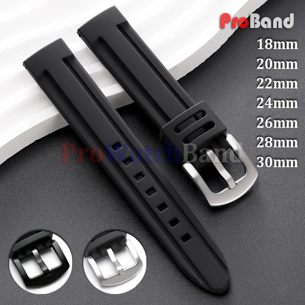 Waterproof Silicone Watch Straps 18 20 22 24 26 28 30mm Black Rubber WatchBand Universal Men Women Bracelet for Diesel for Seiko
Waterproof Silicone Watch Straps 18 20 22 24 26 28 30mm Black Rubber WatchBand Universal Men Women Bracelet for Diesel for Seiko