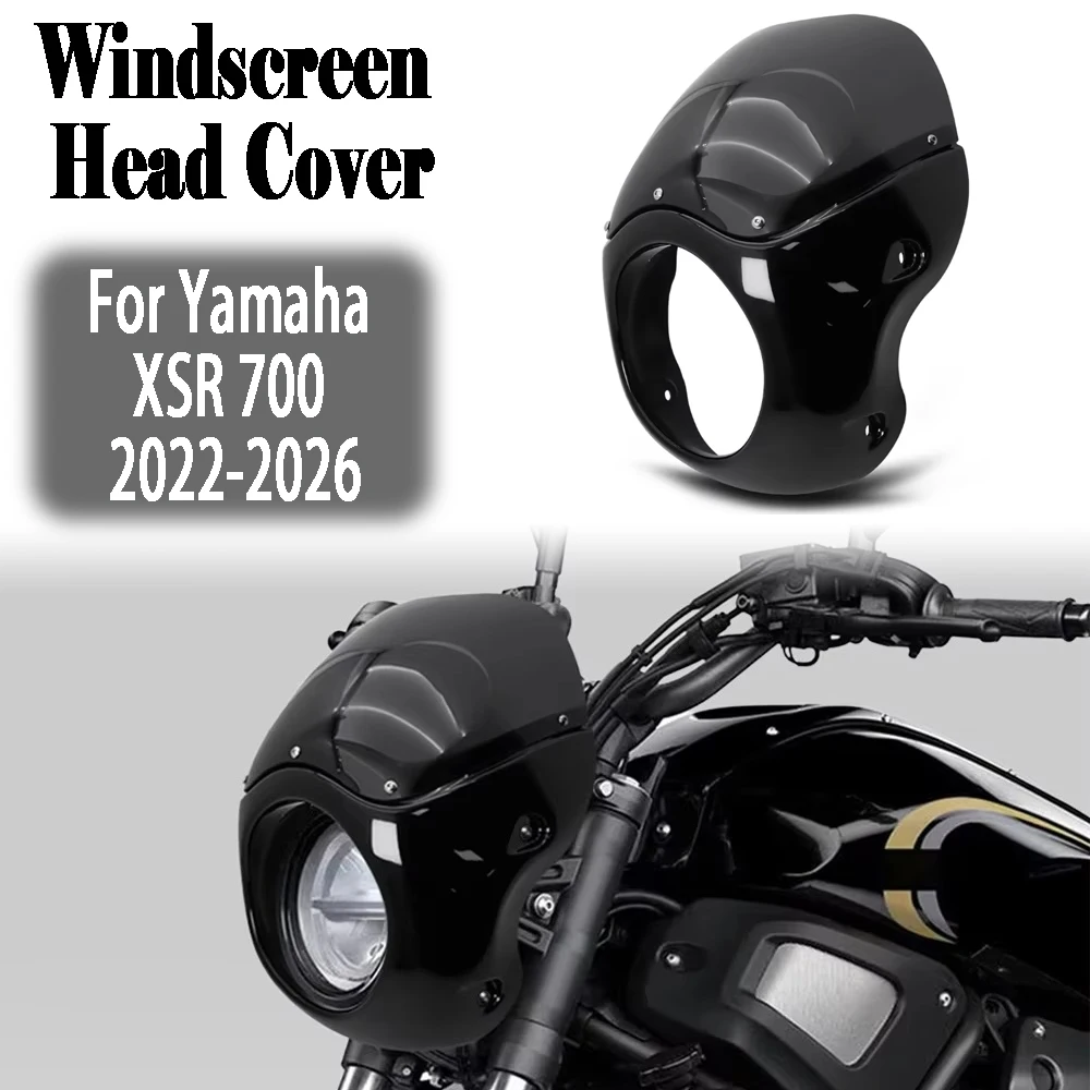 For Yamaha XSR 700 xsr700 2022-2026 Motorcycle Screen Fairing Deflector Noses Fairing Headlight Fiairng Cowl Cover accessories
For Yamaha XSR 700 xsr700 2022-2026 Motorcycle Screen Fairing Deflector Noses Fairing Headlight Fiairng Cowl Cover accessories