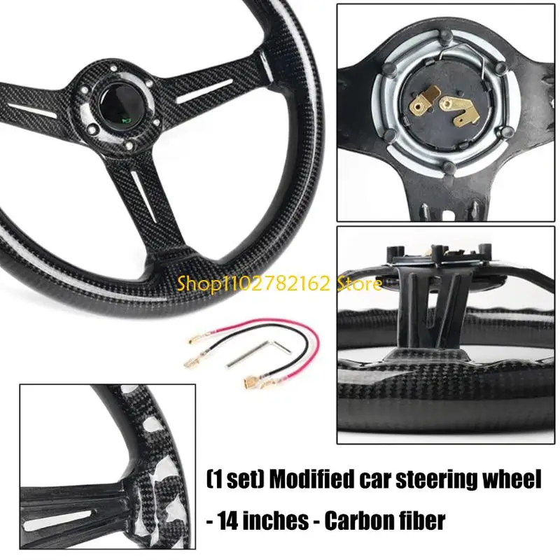 547B Automotive Steering Wheel 14 Inch Universal Smooth Contoured Grip Heat Resistant
547B Automotive Steering Wheel 14 Inch Universal Smooth Contoured Grip Heat Resistant