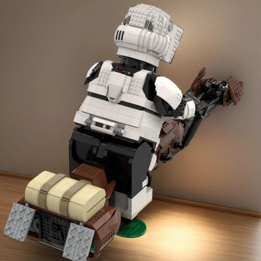 1283PCS Scout Trooper Speederbike (Fits Mega Figure) MOC Star Batter Vehicle Model Education Building Blocks Gift
1283PCS Scout Trooper Speederbike (Fits Mega Figure) MOC Star Batter Vehicle Model Education Building Blocks Gift
