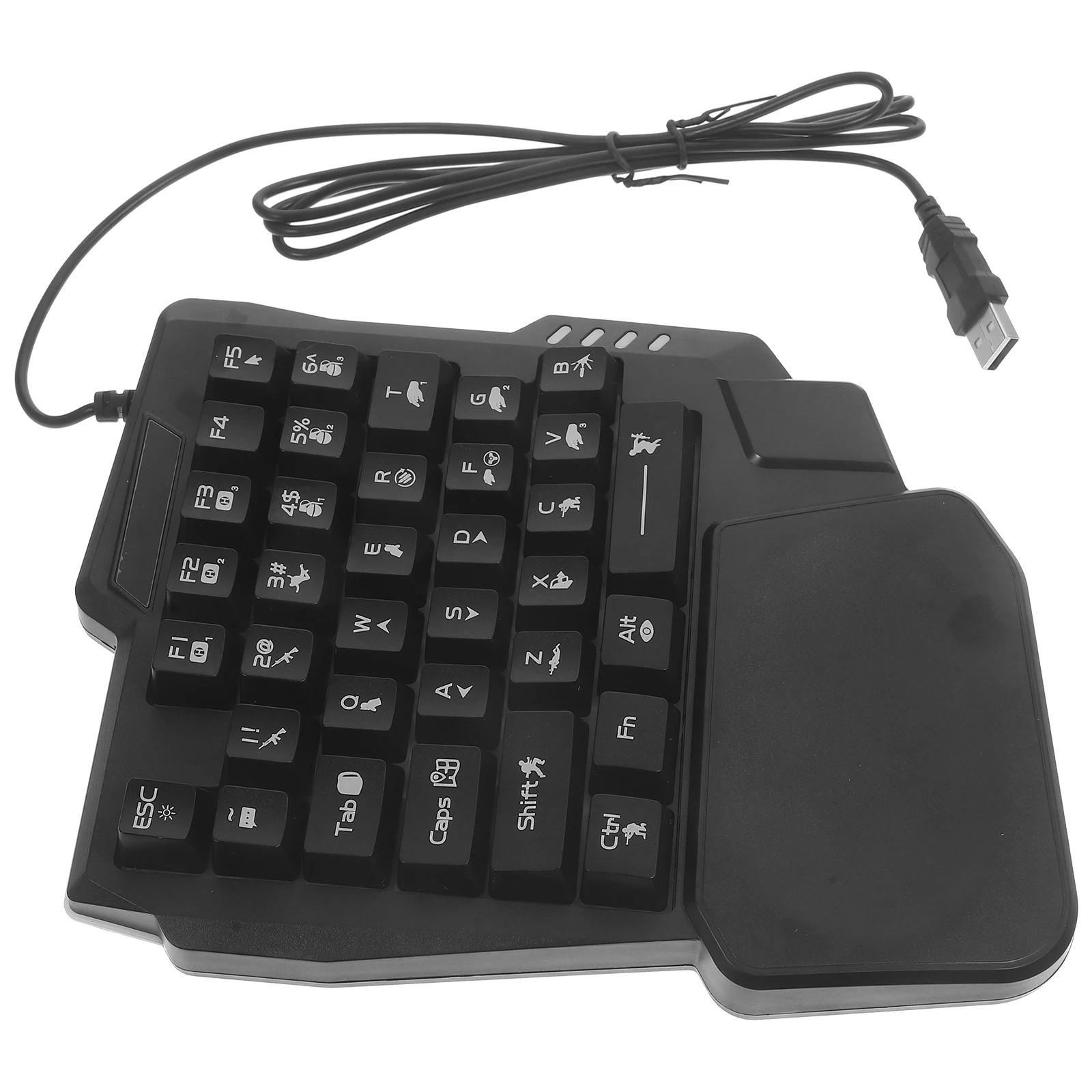 35 Key Keyboard One Hand Gaming Backlit Mechanical Lights Aesthetic Fashion Durable Practical Easy Install Simple Design Long
35 Key Keyboard One Hand Gaming Backlit Mechanical Lights Aesthetic Fashion Durable Practical Easy Install Simple Design Long