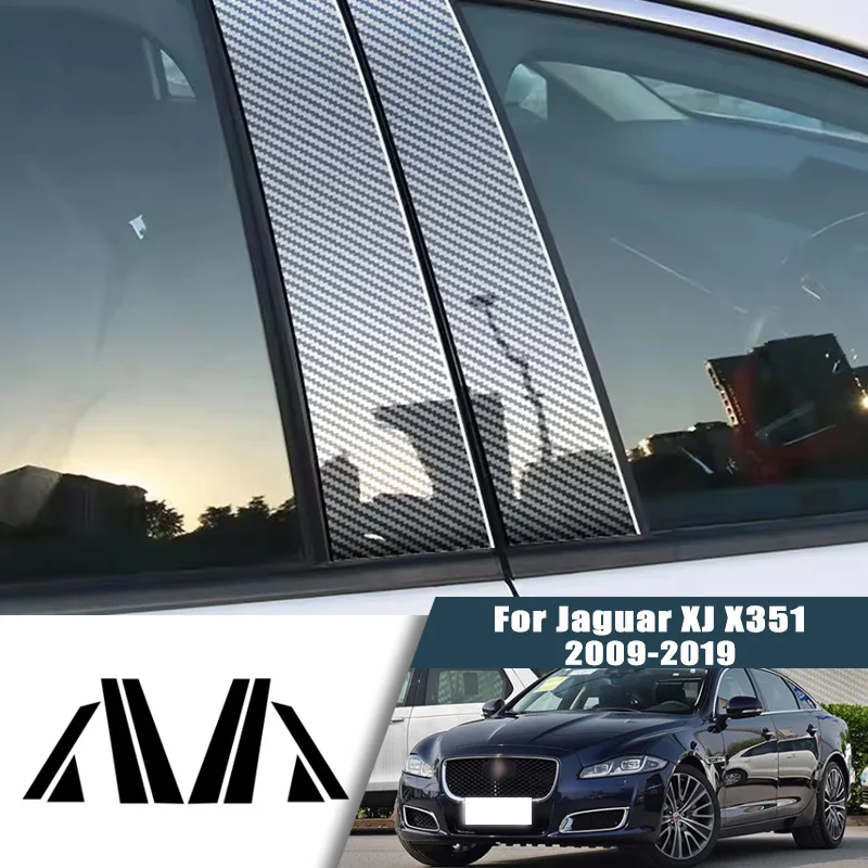 Glossy Black Carbon Fiber Window Door Deal B C Pillar Post Cover Sticker For Jaguar XJ X351 2009-2019 2010 2011 2012 2013 2014
Glossy Black Carbon Fiber Window Door Deal B C Pillar Post Cover Sticker For Jaguar XJ X351 2009-2019 2010 2011 2012 2013 2014