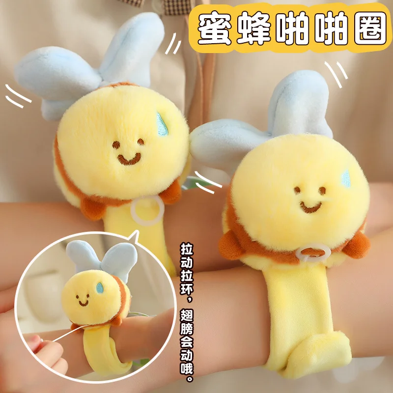 Hot Soft Little Bee Plush Wrist Bandsimulation Slap Bracelet Series Wrist Style Cute Bee Plush Doll Slap Bracelet Decor Toy Gift
Hot Soft Little Bee Plush Wrist Bandsimulation Slap Bracelet Series Wrist Style Cute Bee Plush Doll Slap Bracelet Decor Toy Gift