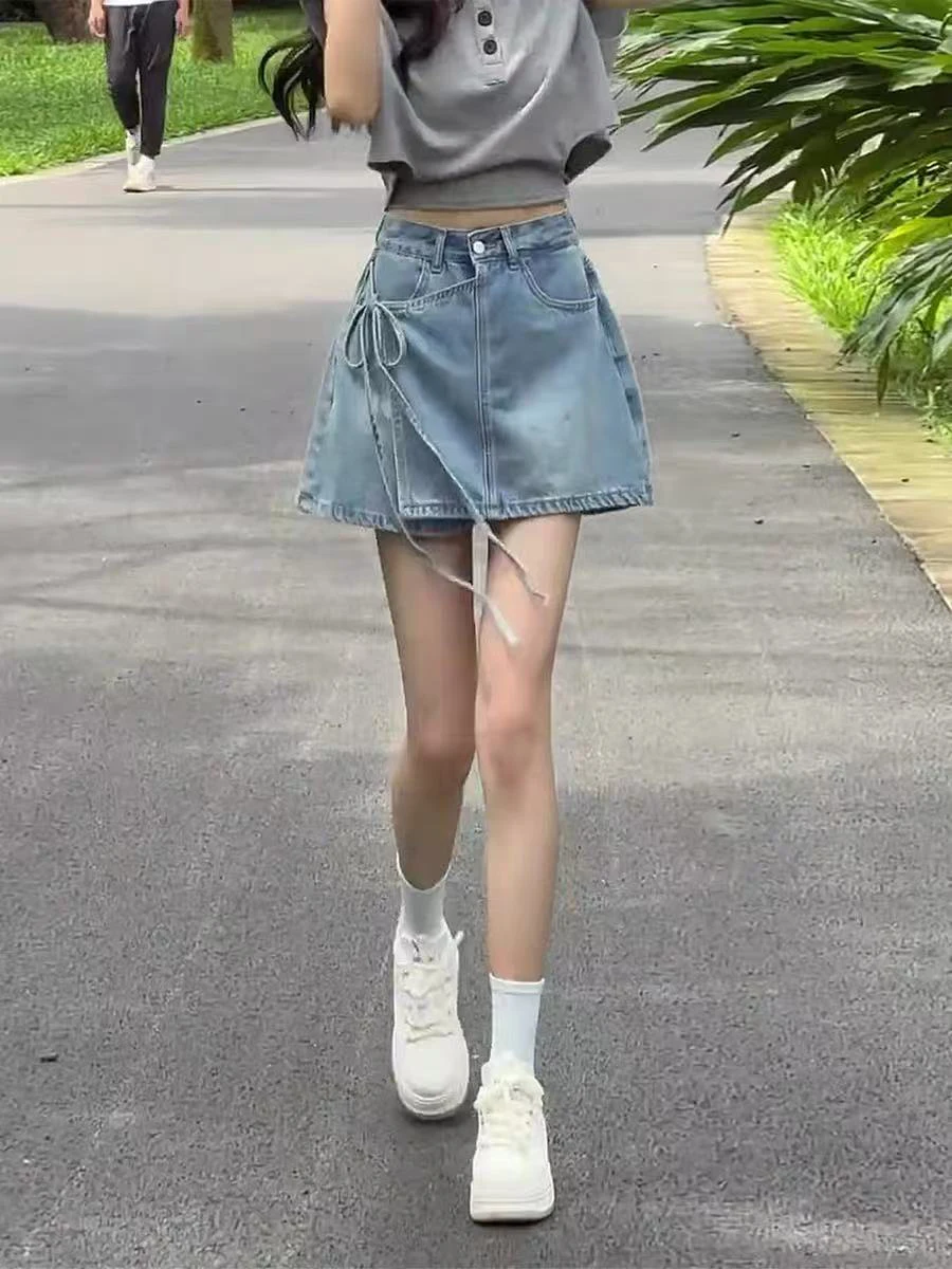 High Waist A-Line Skirt Women's Denim Skirts Summer Anti-Light Walking Skirts Retro plus Size Bodycon Short Skirts
High Waist A-Line Skirt Women's Denim Skirts Summer Anti-Light Walking Skirts Retro plus Size Bodycon Short Skirts