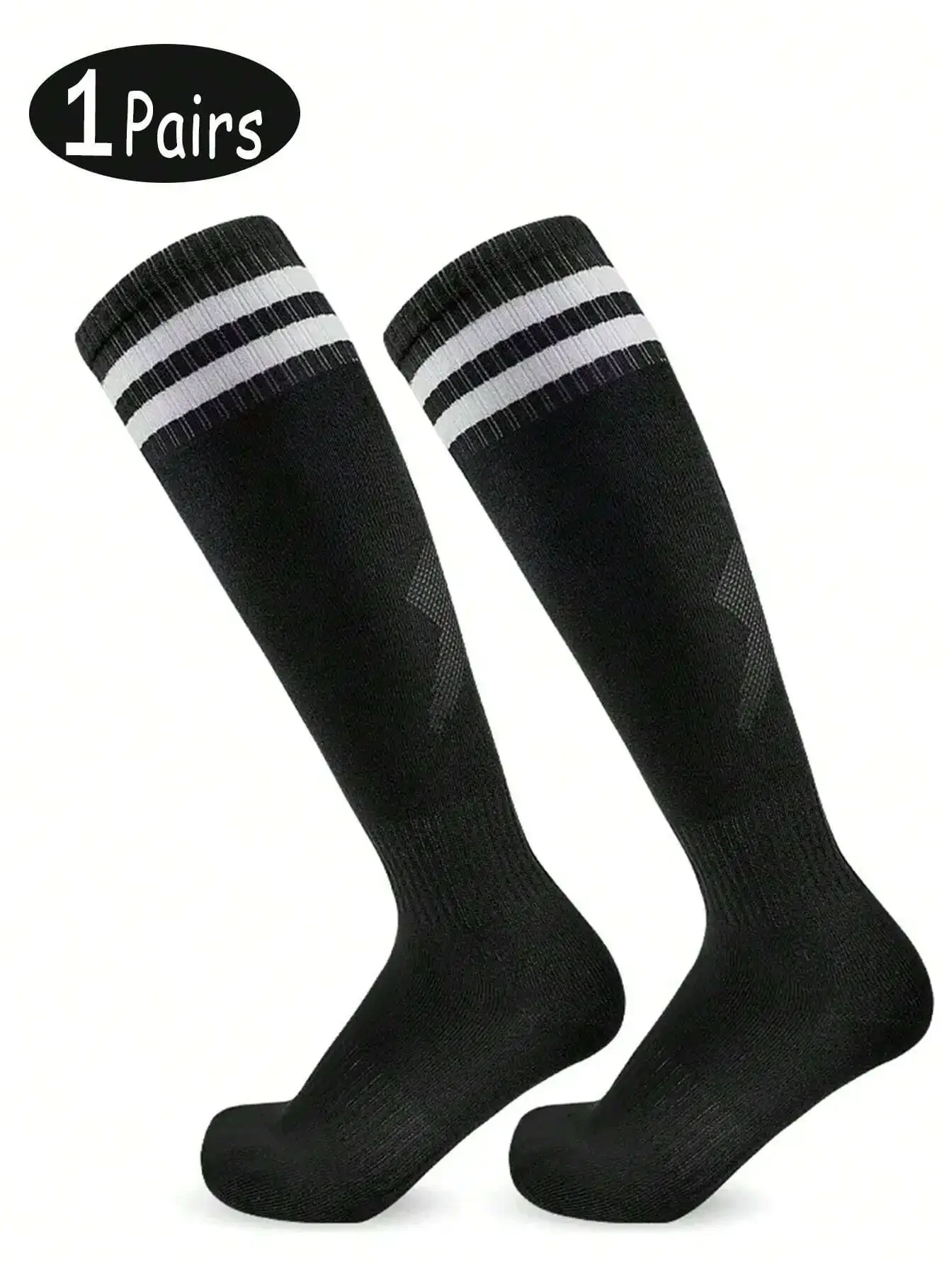 1 Pair Men's Knee High Football Training Socks, Non-Slip Professional Soccer Sports Socks, Advanced Material Socks For European Cup, European Size, For Gym, Fall
1 Pair Men's Knee High Football Training Socks, Non-Slip Professional Soccer Sports Socks, Advanced Material Socks For European Cup, European Size, For Gym, Fall