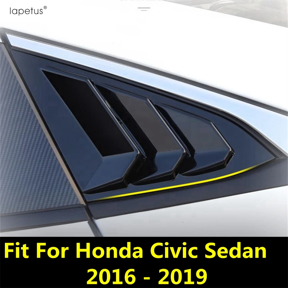 Rear Window Blinds Sun Shades Shutter Louver Side Air Vent Panel Cover Trim Black Accessories For Honda Civic Sedan 2016 - 2019
Rear Window Blinds Sun Shades Shutter Louver Side Air Vent Panel Cover Trim Black Accessories For Honda Civic Sedan 2016 - 2019