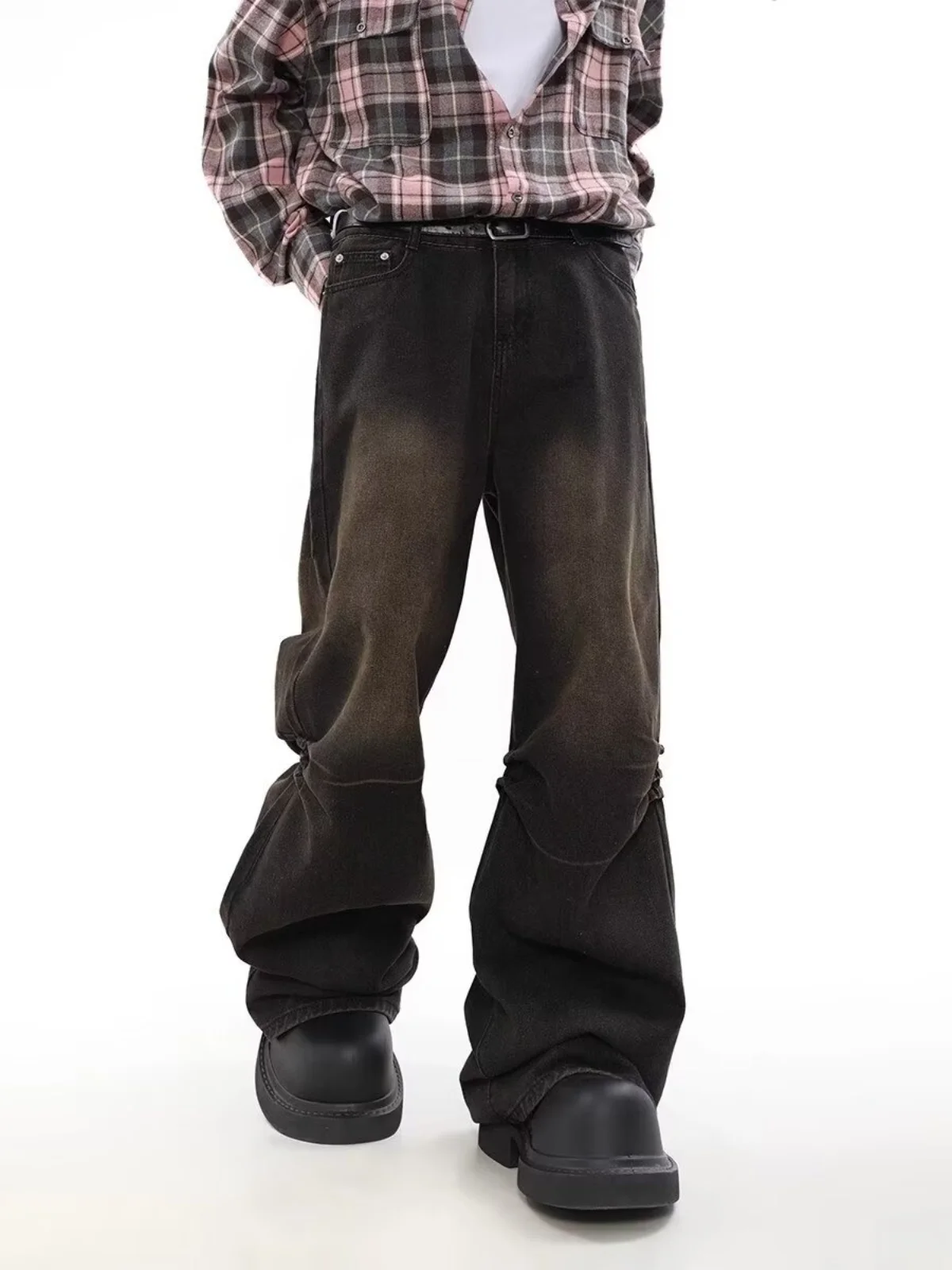 Мужские джинсы в стиле ретро American Vibe, слегка расклешенные, прямого кроя, с эффектом потертости, повседневные, молодежные, летние
Мужские джинсы в стиле ретро American Vibe, слегка расклешенные, прямого кроя, с эффектом потертости, повседневные, молодежные, летние