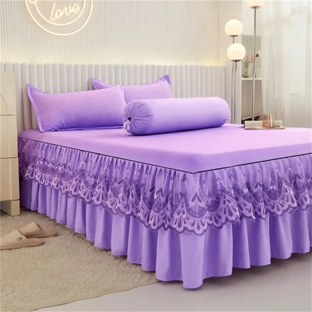Bed Skirt Set 1 Bed Skirt 2 Pillowcases, Without Pillow Insert, Solid Color NonSlip Bedding, Suitable For Bedroom And Guest Roo
Bed Skirt Set 1 Bed Skirt 2 Pillowcases, Without Pillow Insert, Solid Color NonSlip Bedding, Suitable For Bedroom And Guest Roo